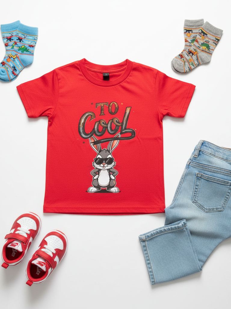 Toddler Boy Red To Cool Graphic T