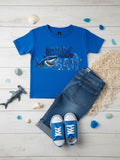 Toddler Boy Blue Shark Bait Graphic T.