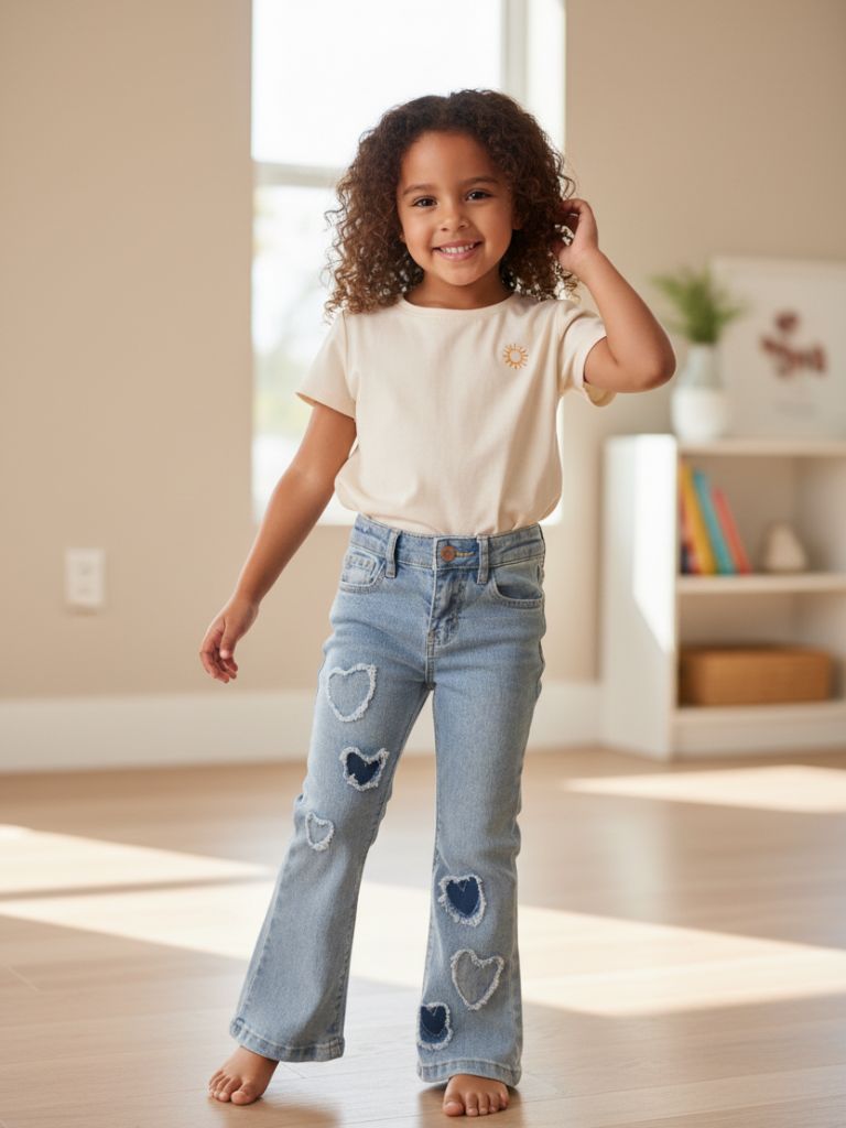Toddler Girl Denim Flare Jeans