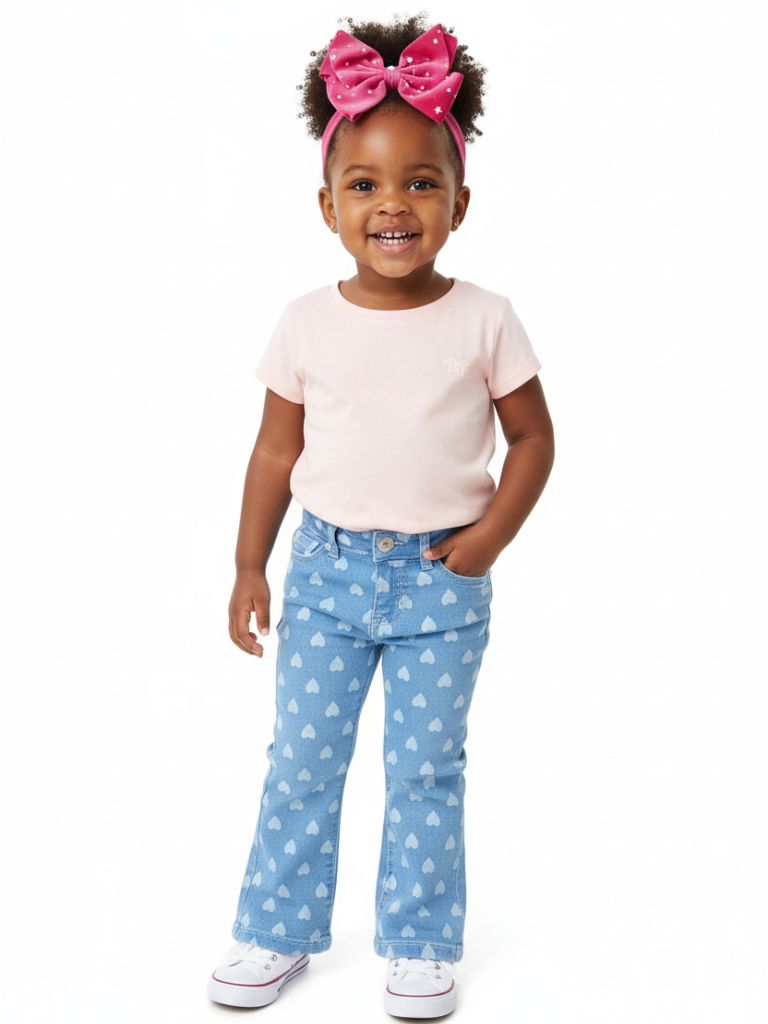 Toddler Girl Denim Flare Jeans