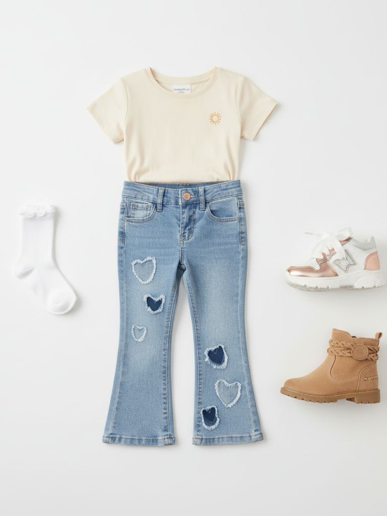 Toddler Girl Denim Flare Jeans