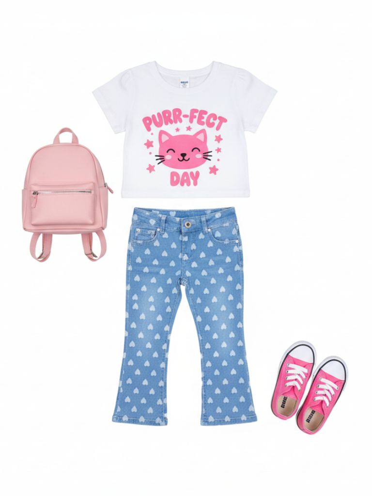 Toddler Girl Denim Flare Jeans