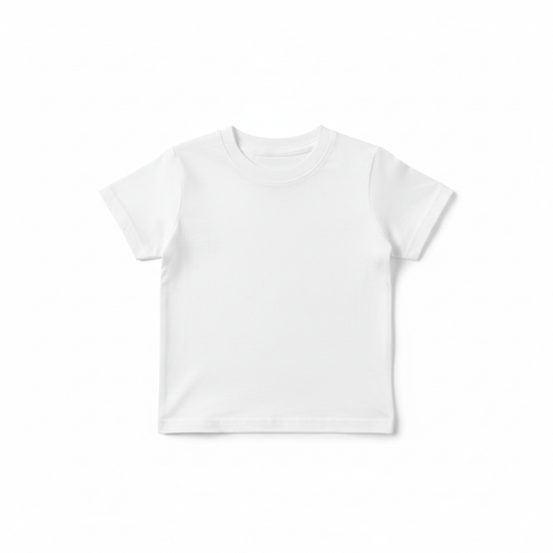 Blank white toddler t-shirt