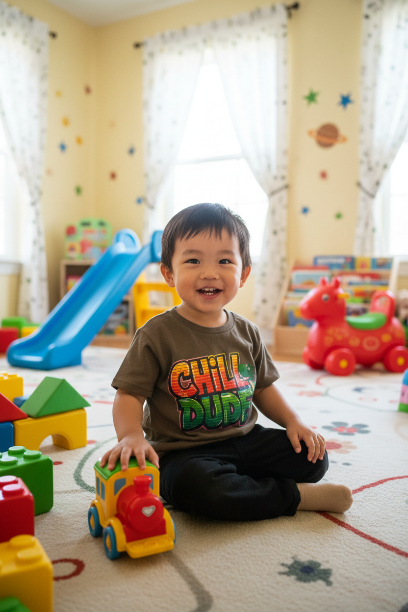 Chill Dude Tee - Asian Toddler