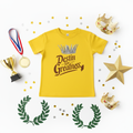 Destined for Greatness - Trophy & Stars White BG