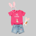 Styled variations of Toddler Girl So Cute Pink shirt