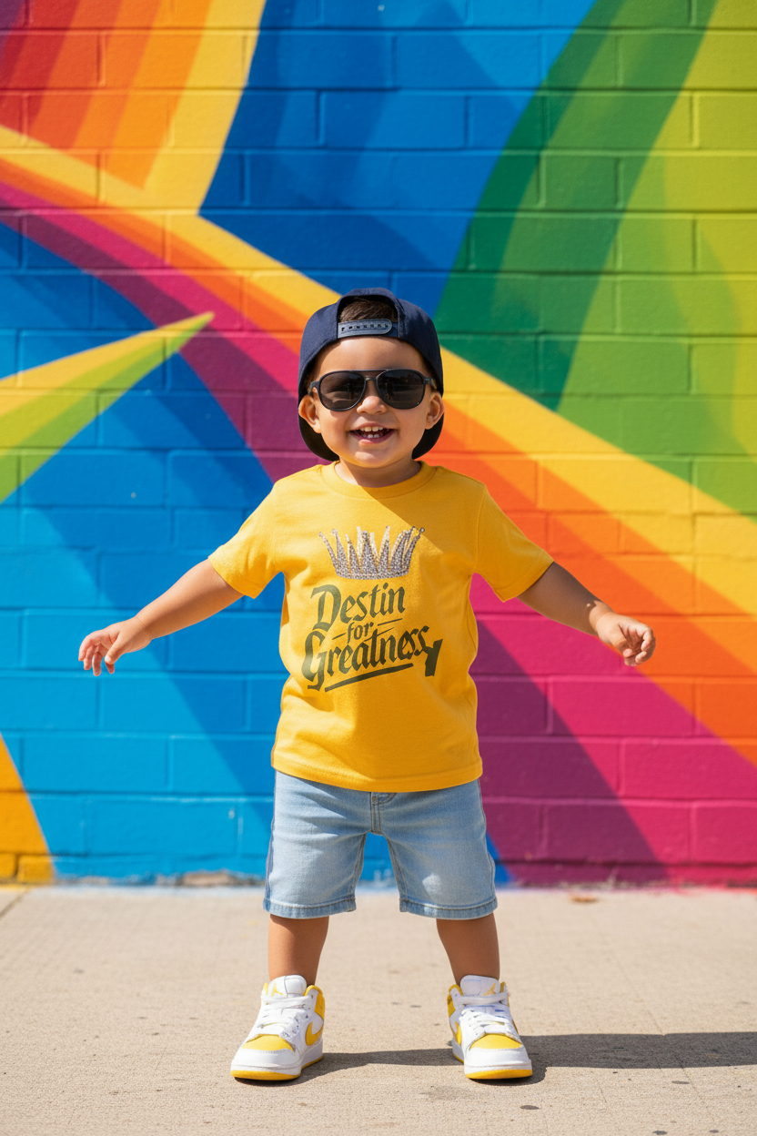 Mural Wall - Hispanic Toddler Boy