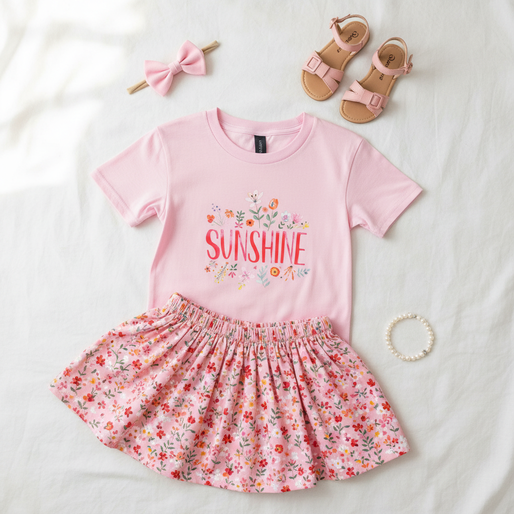 White background pink sandals